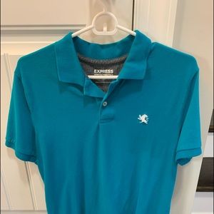 Mens blue express polo.